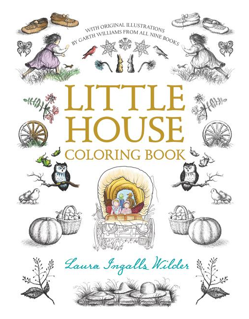 Little House Coloring Book: Coloring Book for Adults and Kids to Share (Little House Merchandise)